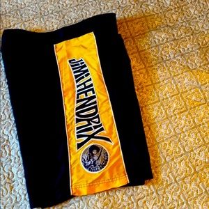 Jimi Hendrix board shorts.
